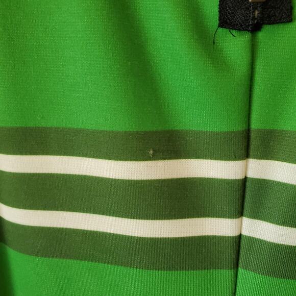 Desigual Chula Life Floral Striped Print Dress Womens XL Green Black - Picture 5 of 6